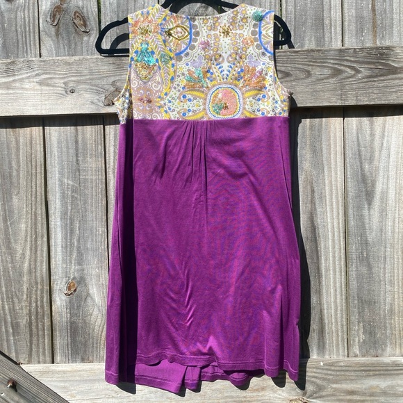 See By Chloe Purple Sleeveless Dress with Patterned Sequins - Picture 8 of 14